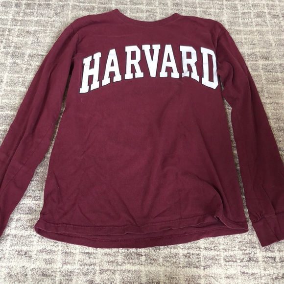 Tops - Harvard Crew Neck Long Sleeve Tee